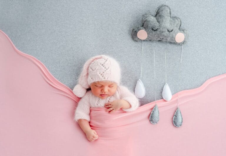 Newborn girl photoshoot